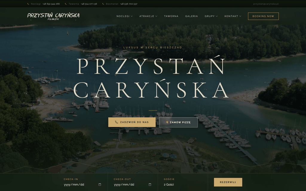 Przystań Caryńska — screenshot